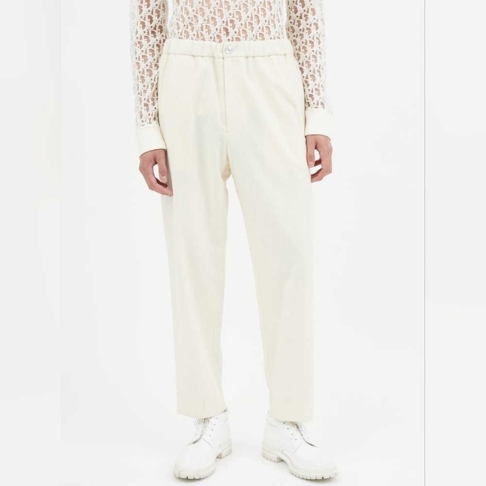 Jil Sander cream wool trousers size 36(52) new no tags